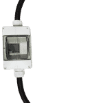 Remote-readable energy meter for construction site use