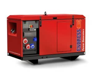 Endress ESE 1306 DYS-GT ES ISO DI – 400/230 V synkronigeneraattori HONDA OHV -moottorilla, 3-phase AVR, etäkäynnistys ja VDE-eristysvalvonta.