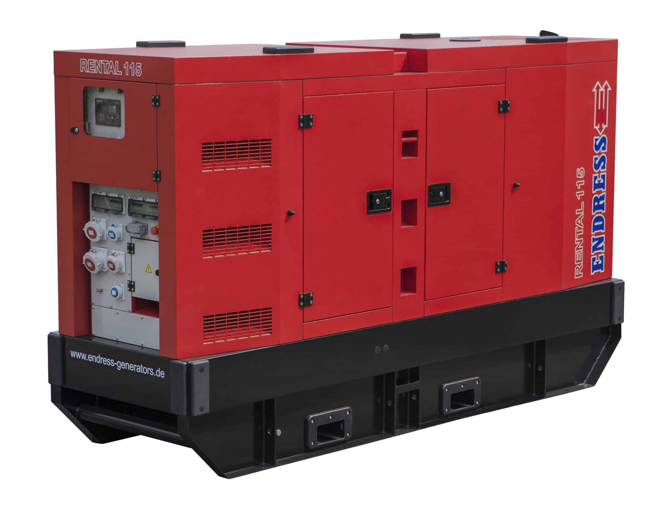335277_ESE 100 IW:RS Endress ESE 100 IW/RS – 94 kVA / 75,2 kW 1500 rpm Stage V dieselgeneraattori, AVR-jännitteen säätö, taajuuden tarkkuus ja äänieristetty rakenne.