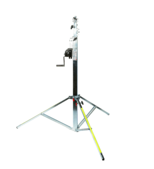 5 m teleskooppinen valaisinmasto LED-työmaavalaisimelle. Vahva sähkösinkitty teräsrakenne, erinomainen vakaus ja säädettävä jalka epätasaisille alustoille. Sopii työmaille, teollisuuteen, tapahtumiin ja vuokraamokäyttöön. Turvallinen ja helposti siirrettävä.