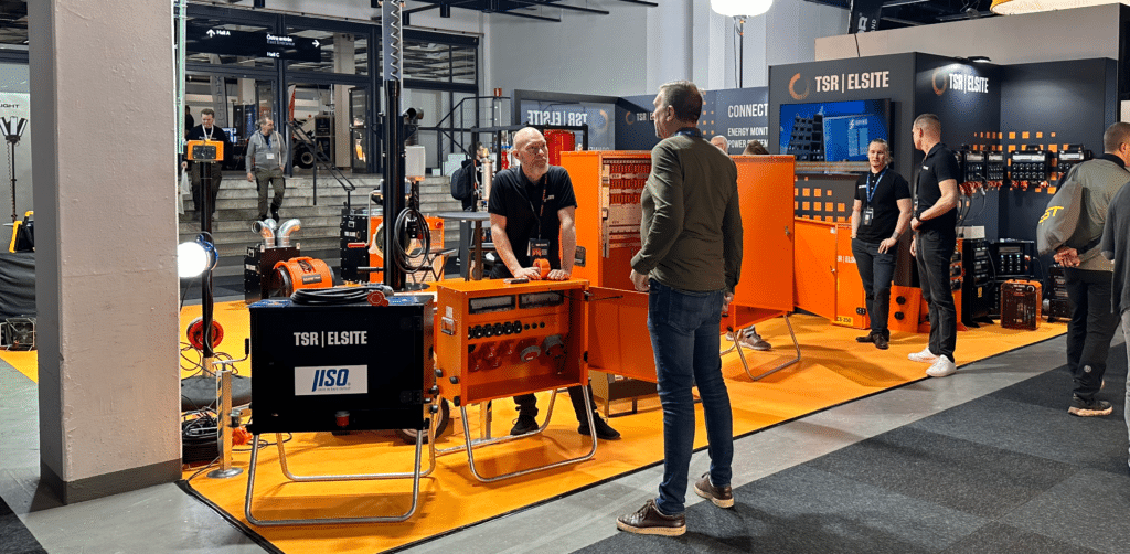 Meet TSR-ELSITE at Nordbygg 2026 in Stockholm, stand B10:11. Discover Spine for temporary power and generator load control, Aurora Block hydronic heating and cooling, Kroll portable heat pumps, EV charging distribution boards and advanced light masts for construction sites.